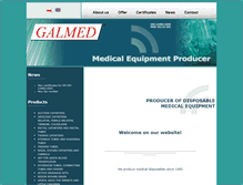 Tablet Screenshot of galmed.eu